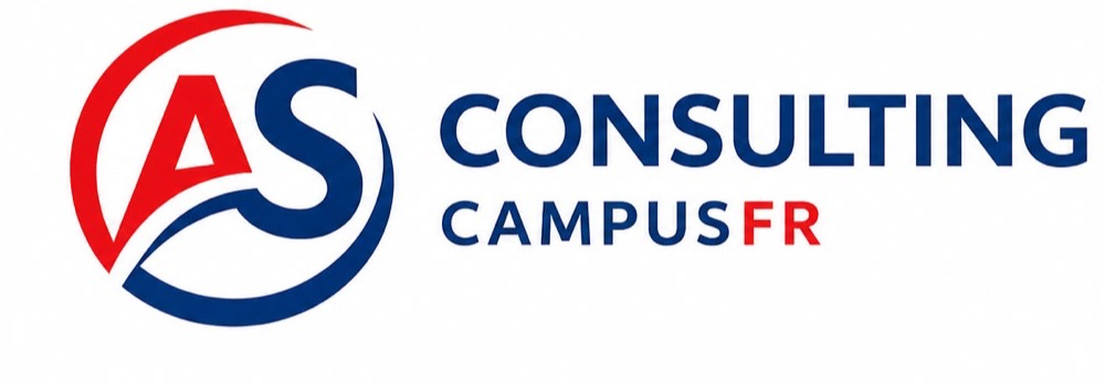 Logo AS Consulting, accompagnement Campus France à Dakar