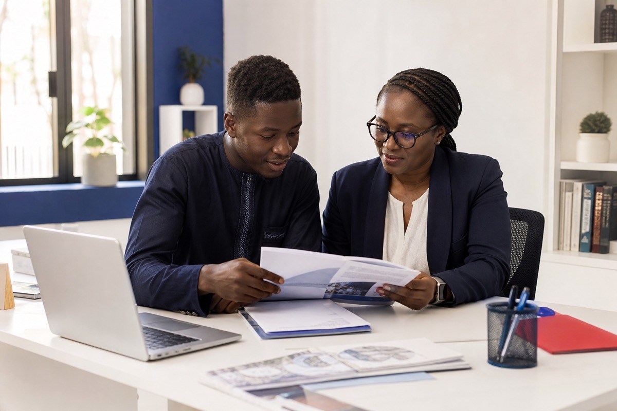 Conseiller AS Consulting accompagnant un étudiant pour Campus France à Dakar